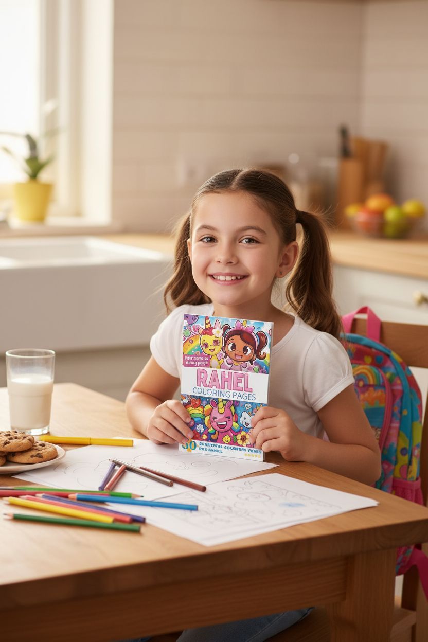 Rahel personal coloring pages