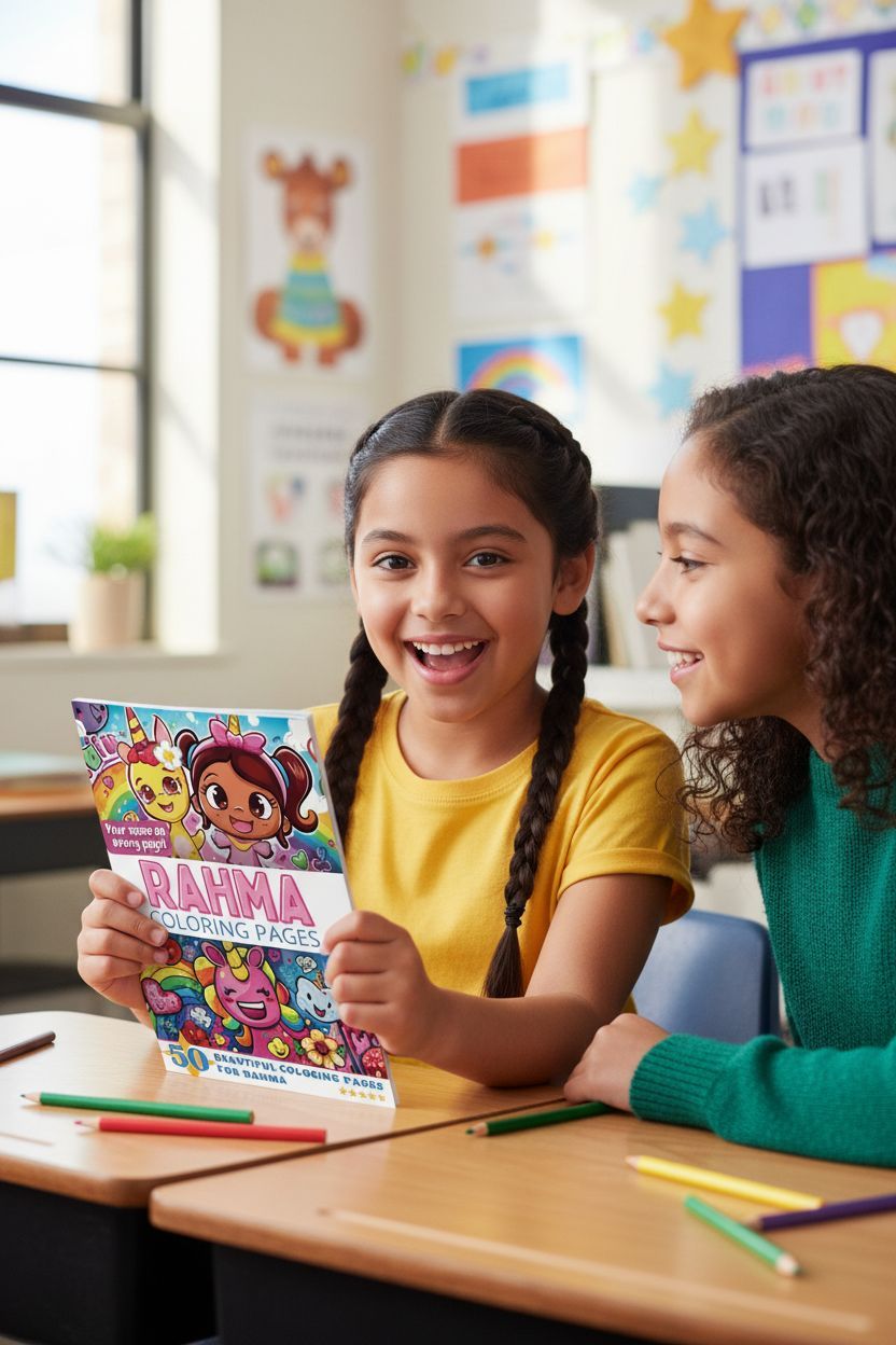 Rahma personal coloring pages