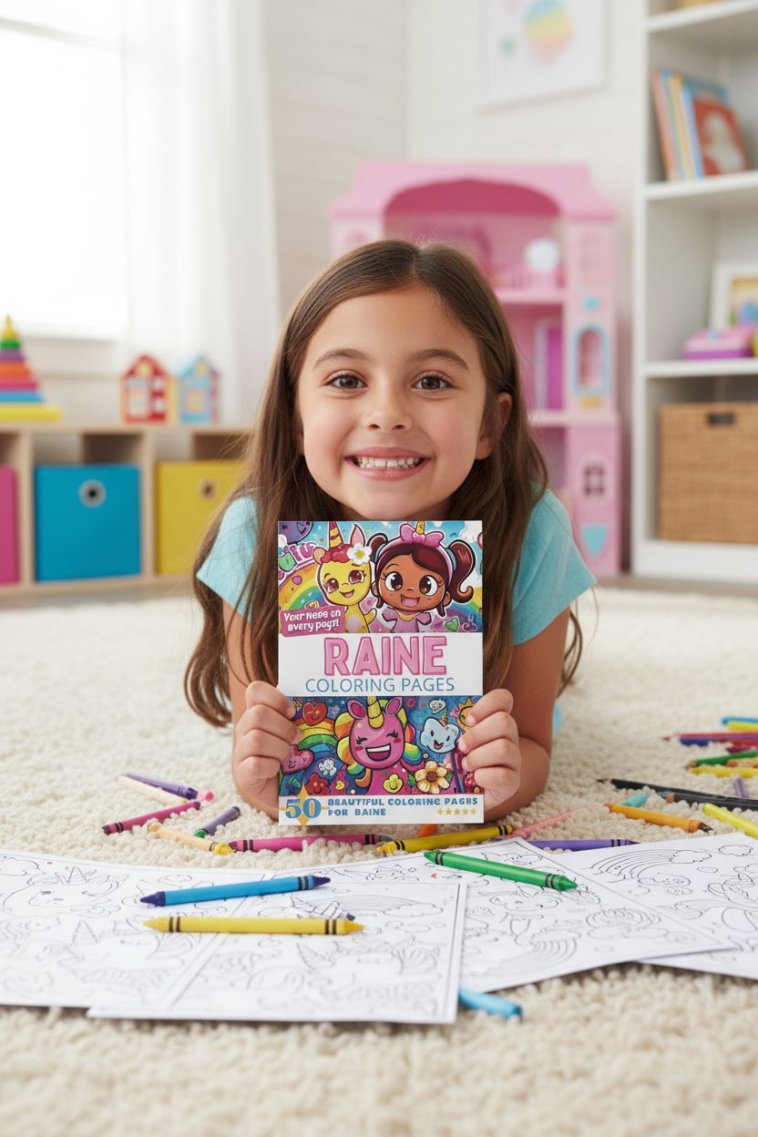 Raine personal coloring pages
