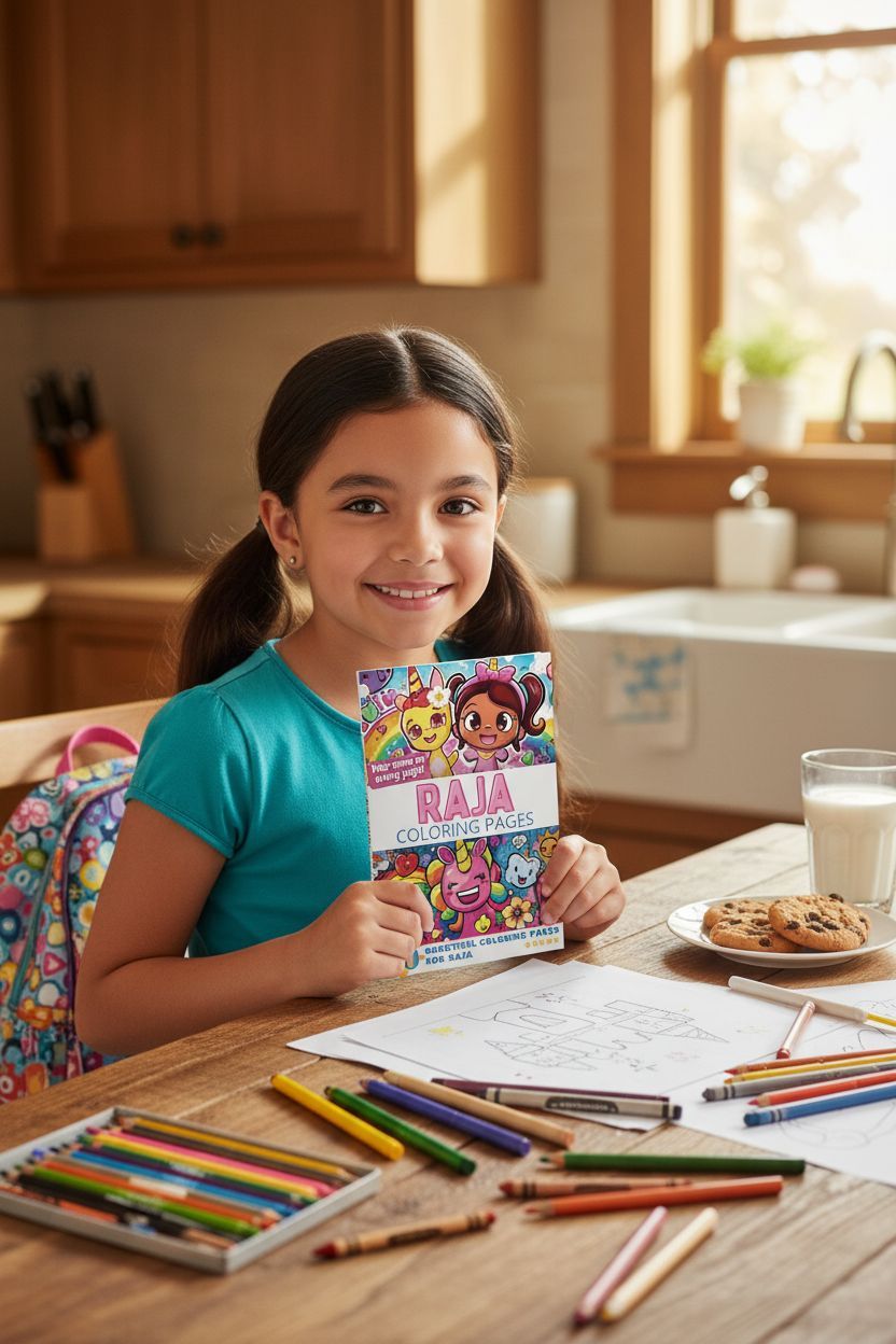 Raja personal coloring pages