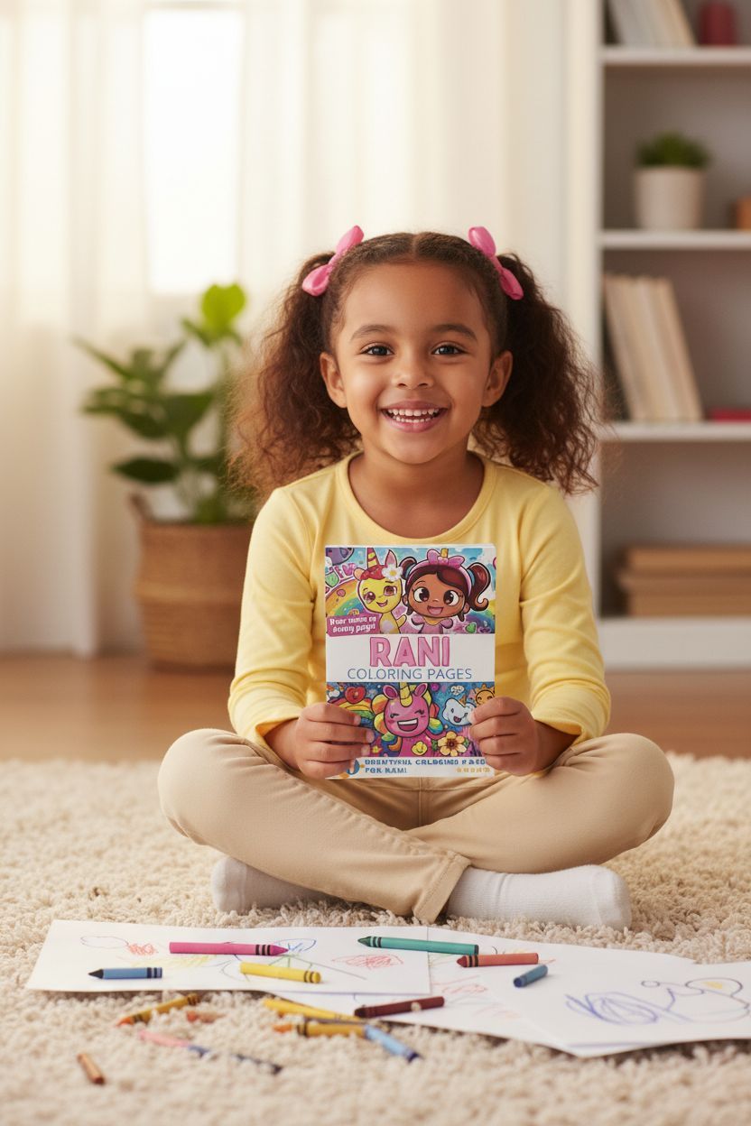 Rani personal coloring pages