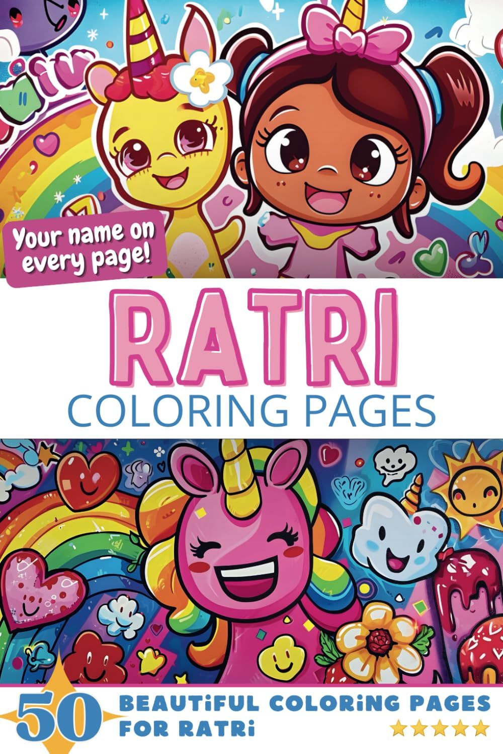 Ratri Coloring Book Cover