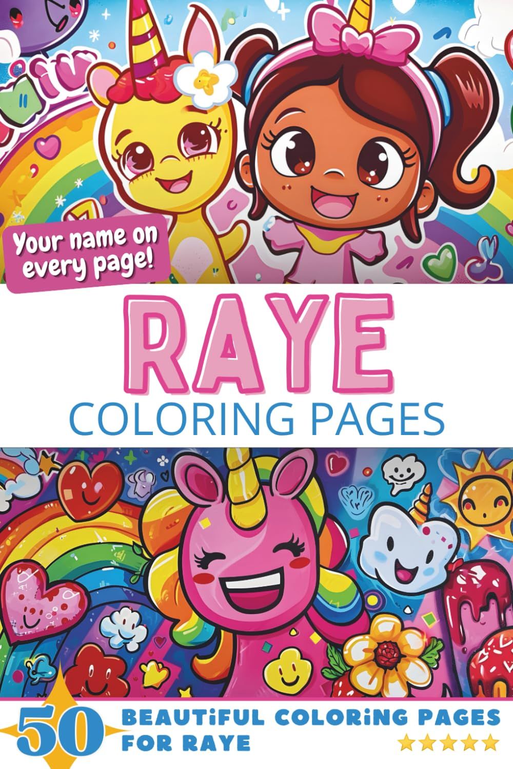 Raye Coloring Book Cover
