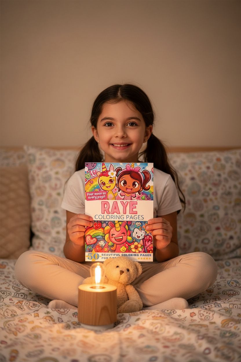 Raye personal coloring pages