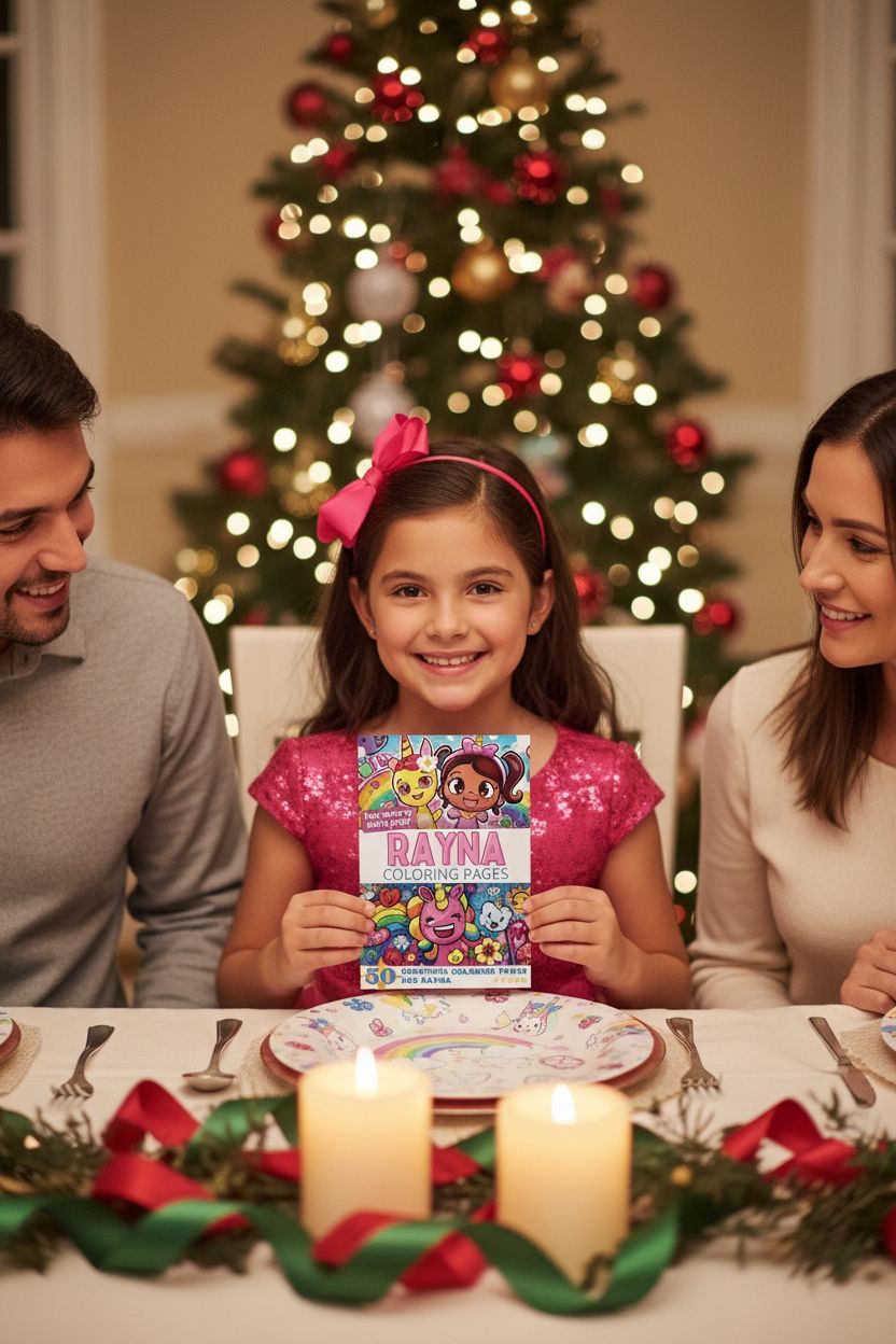 Rayna Christmas coloring pages gift