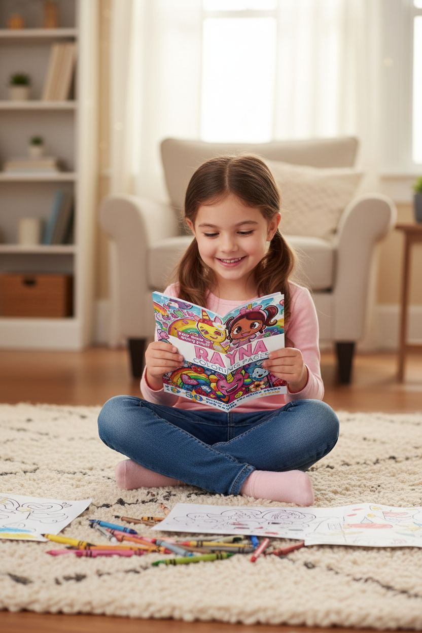 Rayna personal coloring pages