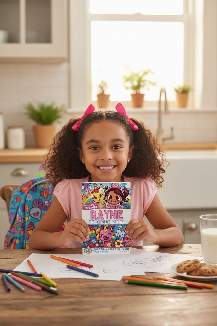 Rayne personal coloring pages