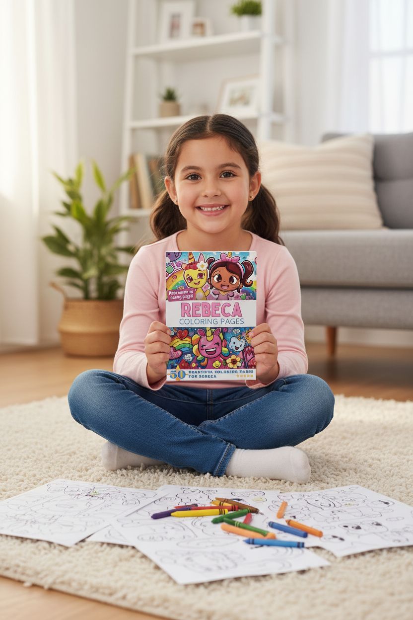 Rebeca personal coloring pages