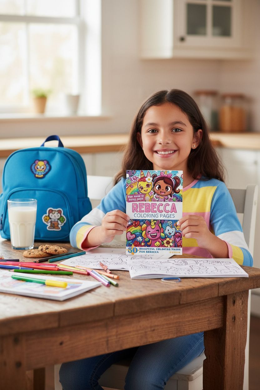 Rebecca personal coloring pages