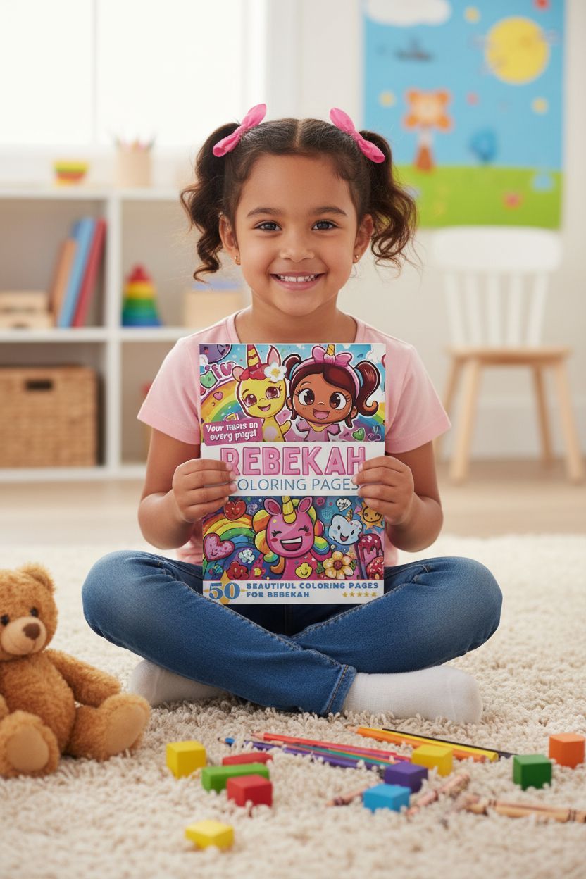 Rebekah personal coloring pages