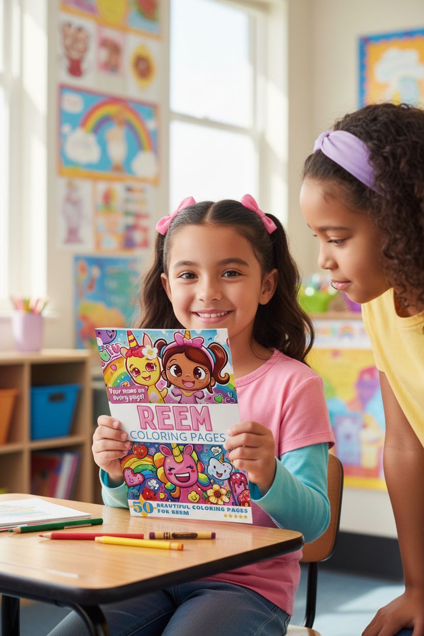 Reem personal coloring pages