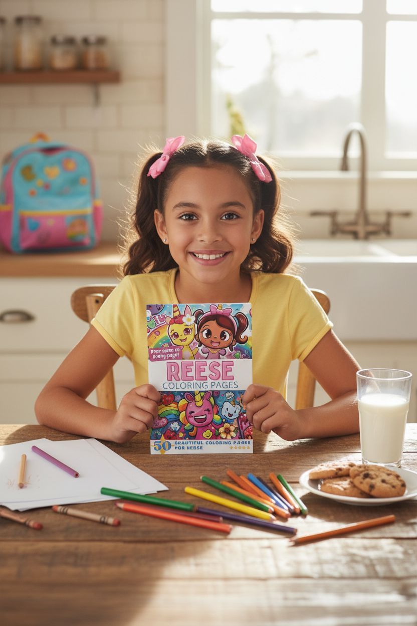 Reese personal coloring pages