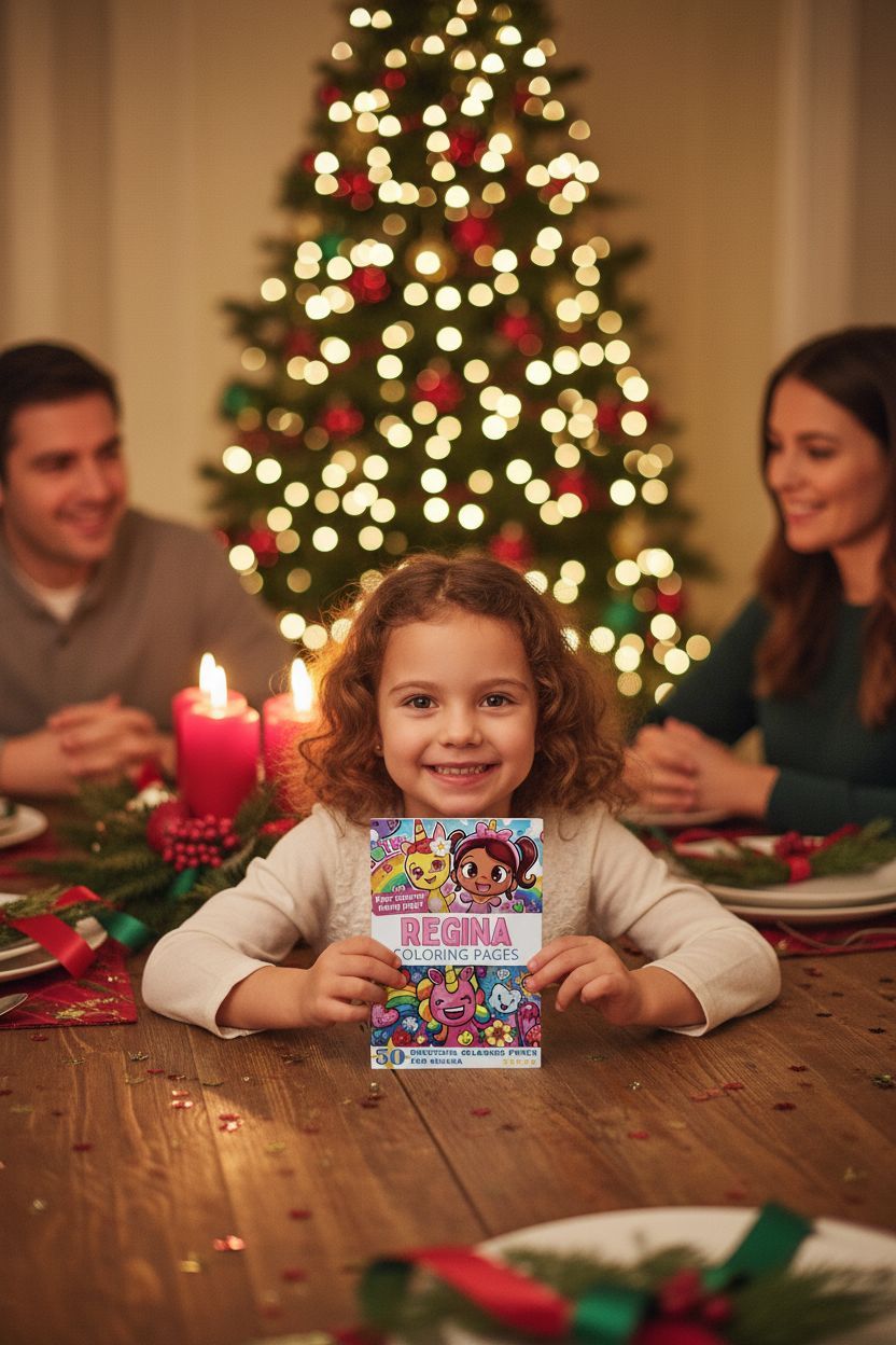 Regina Christmas coloring pages gift