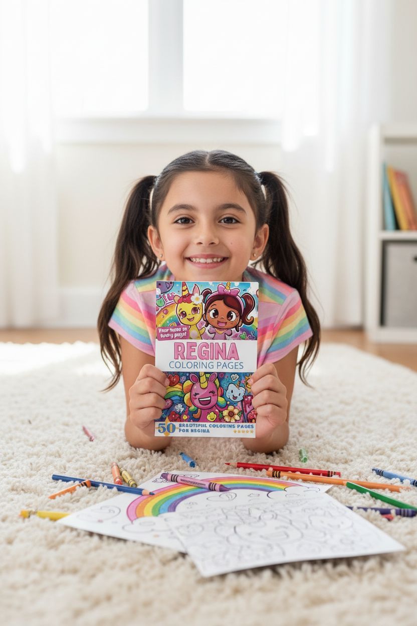 Regina personal coloring pages