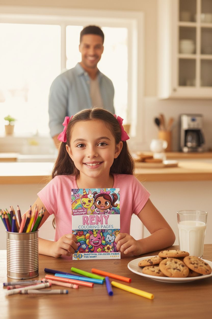 Remy personal coloring pages