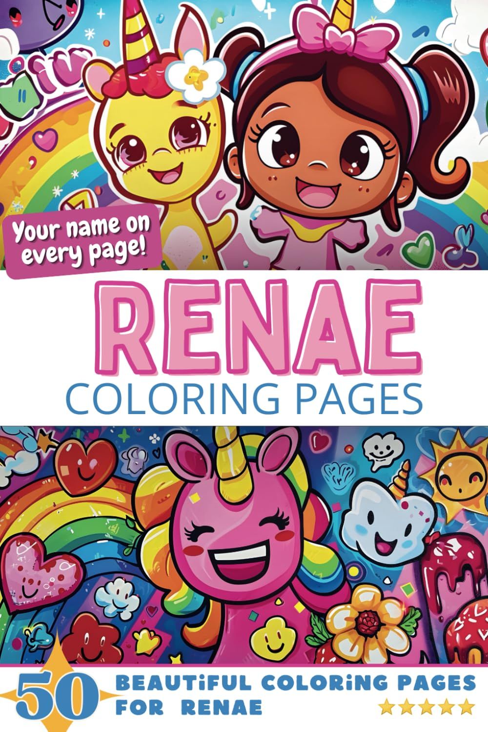 Renae Coloring Book Cover
