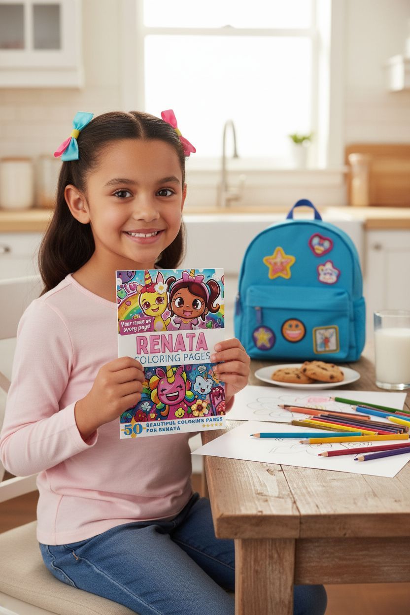 Renata personal coloring pages