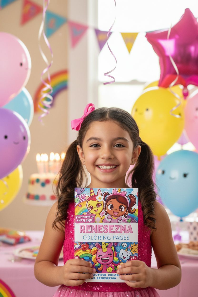 Renesezma coloring book in use