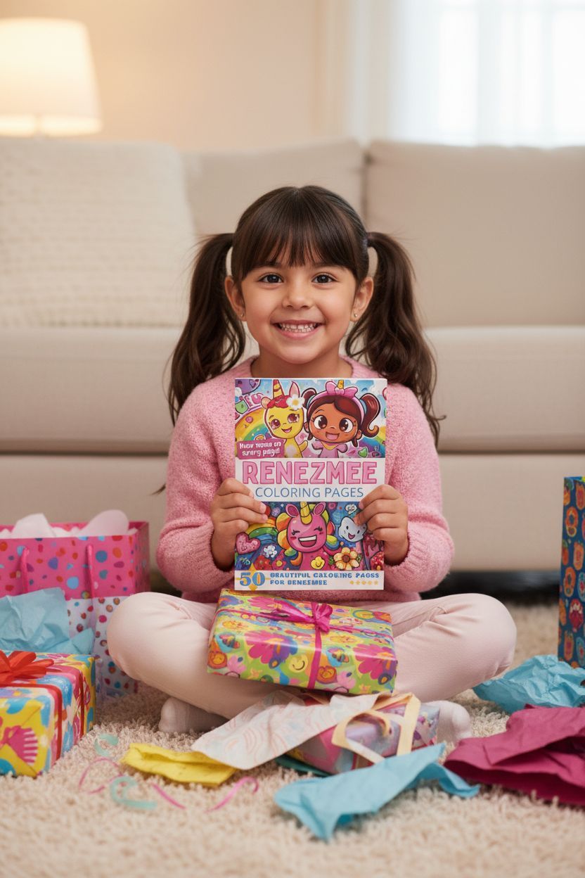 Renezmee coloring book in use