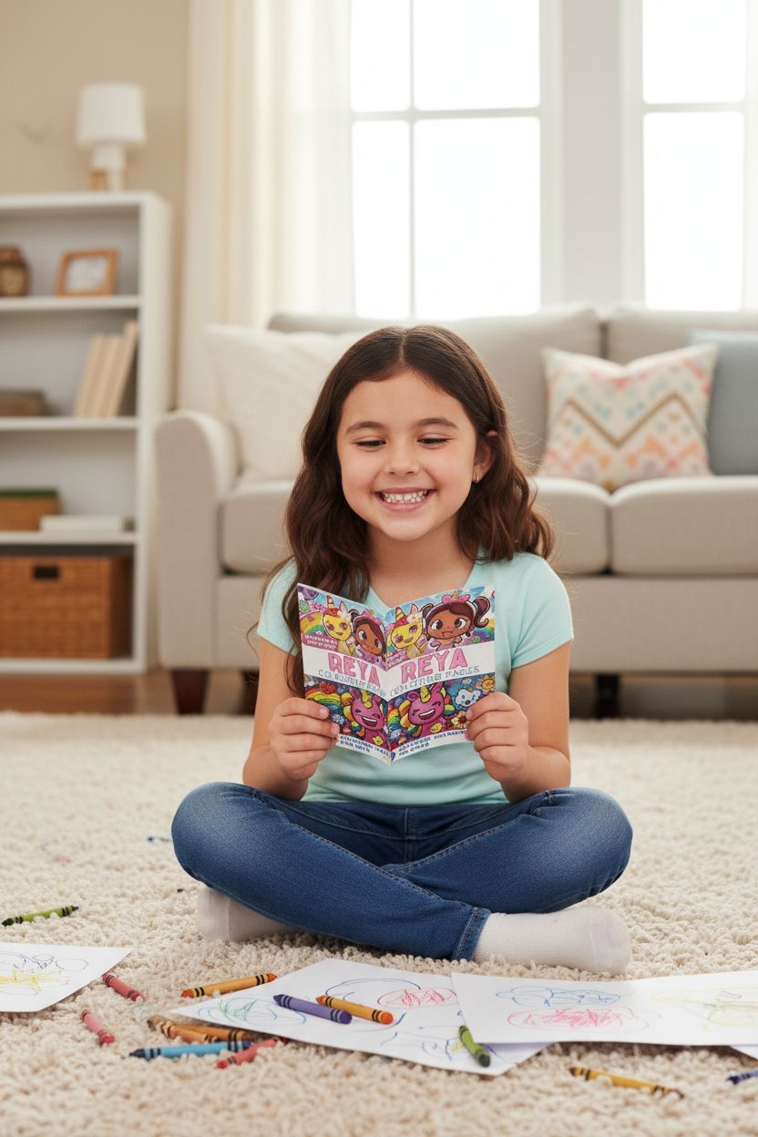 Reya personal coloring pages