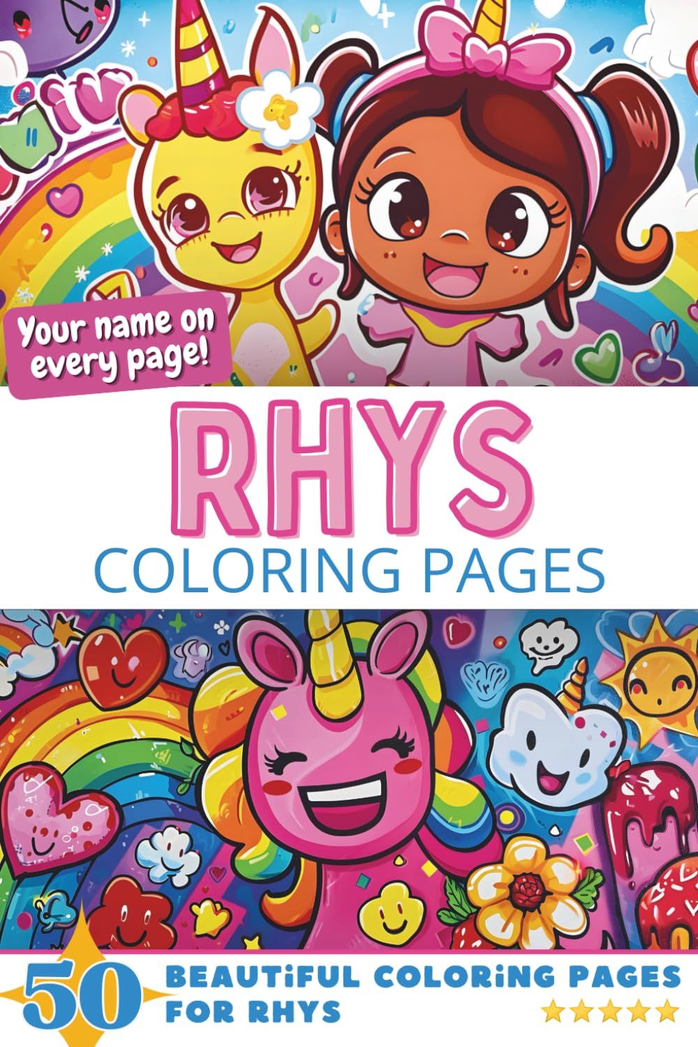 Rhys Coloring Book Cover