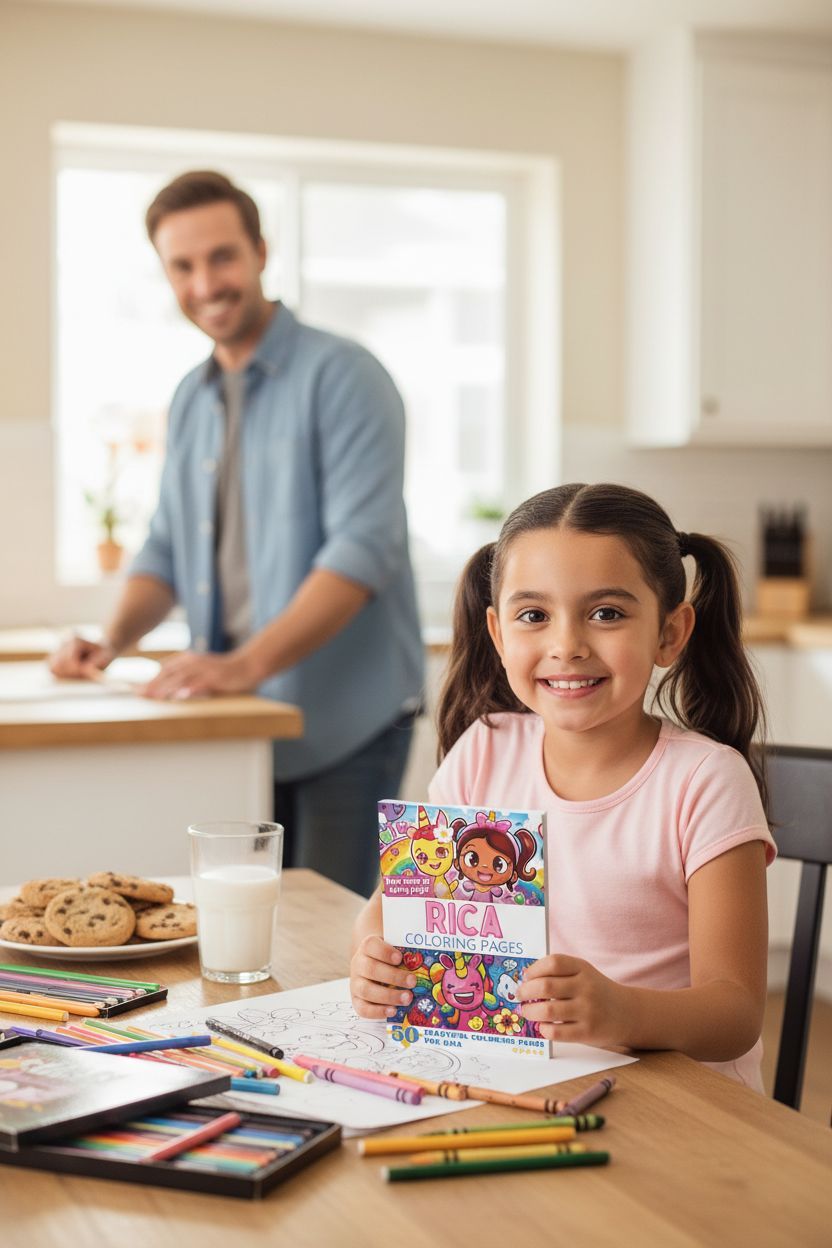 Rica personal coloring pages