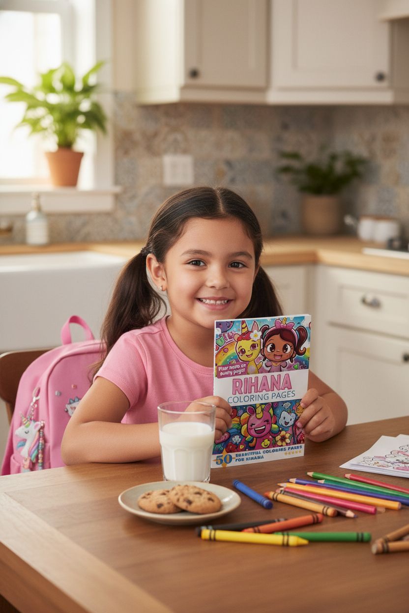 Rihana personal coloring pages