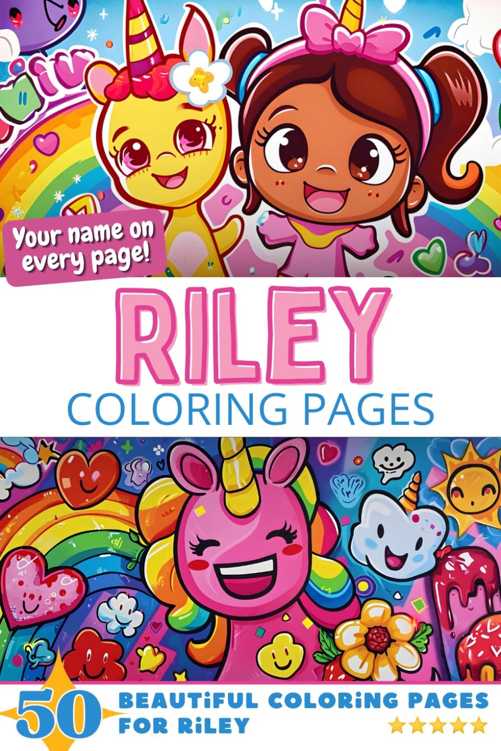 Riley Coloring Book Cover