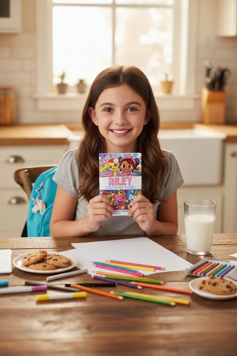 Riley personal coloring pages