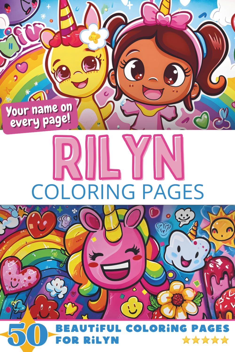 Rilyn Coloring Book Cover