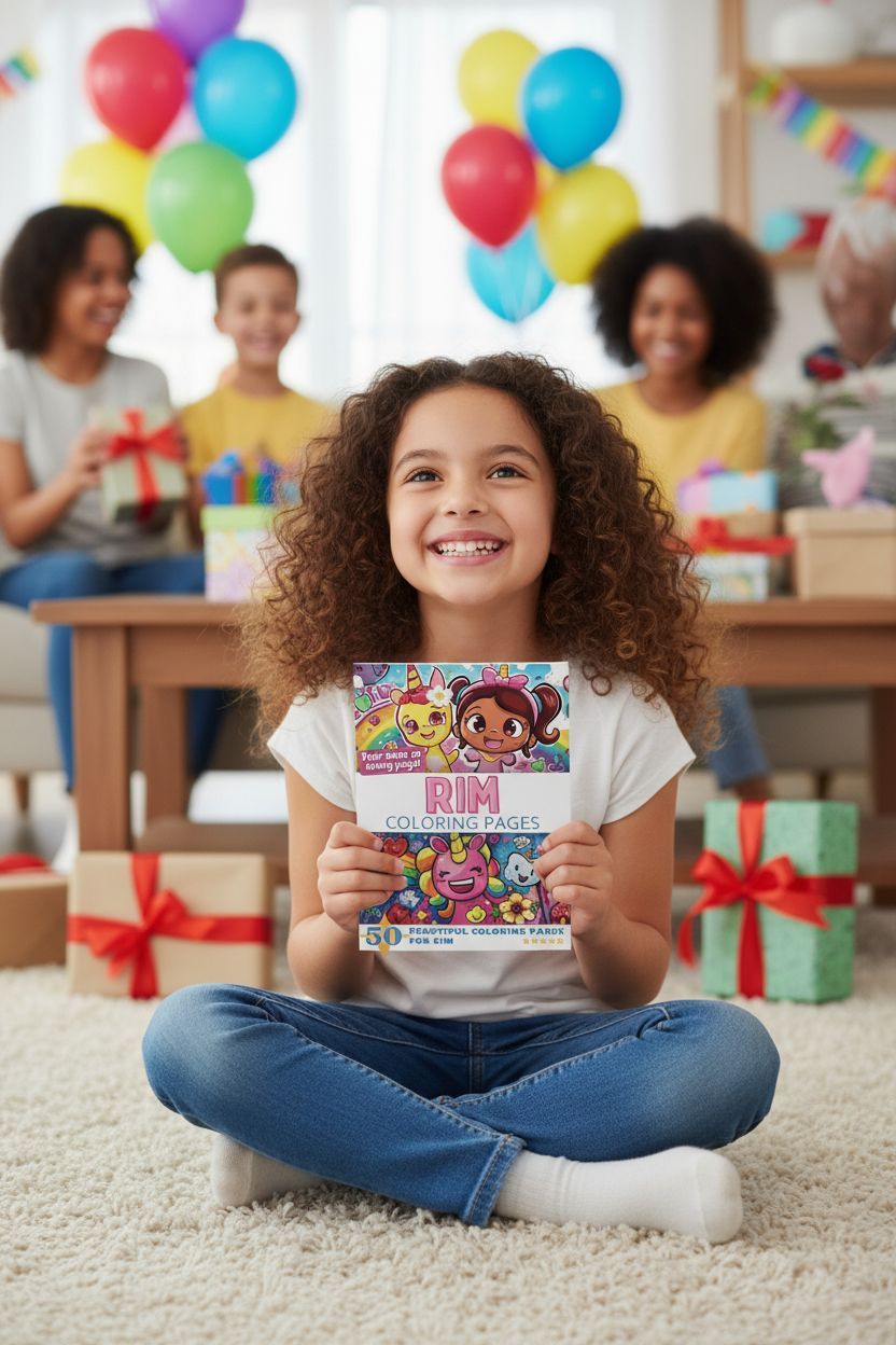 Rim coloring book in use