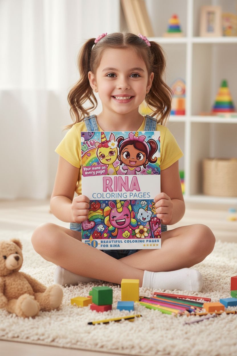 Rina personal coloring pages