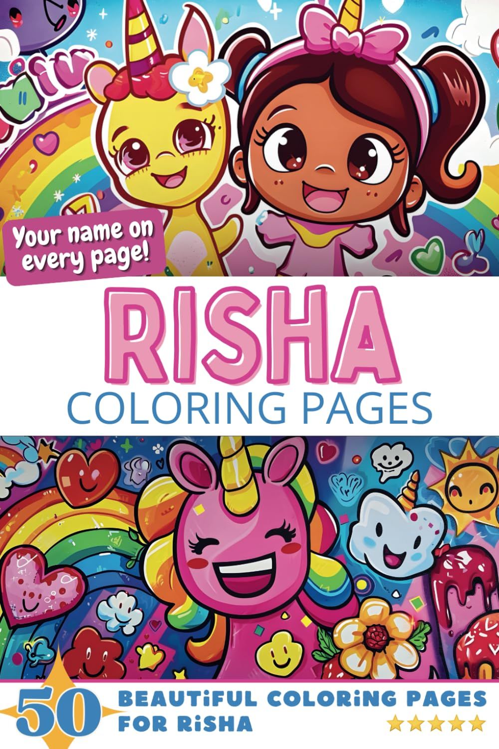 Risha Coloring Book Cover