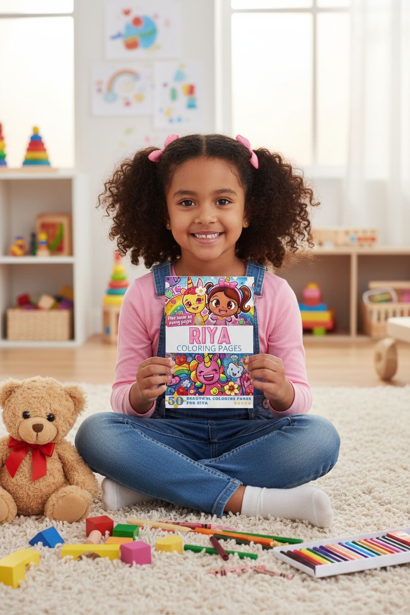 Riya personal coloring pages