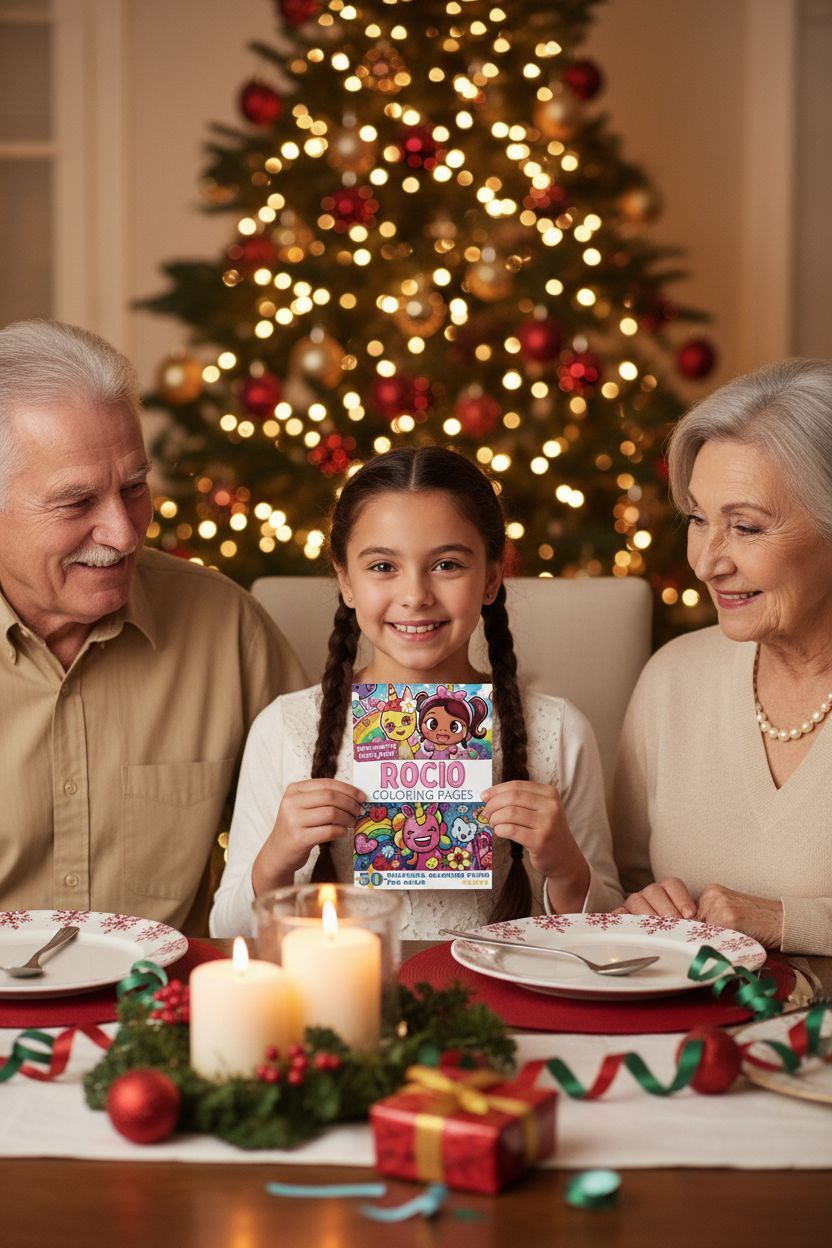Rocio Christmas coloring pages gift