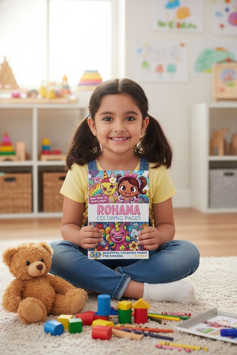 Rohana personal coloring pages