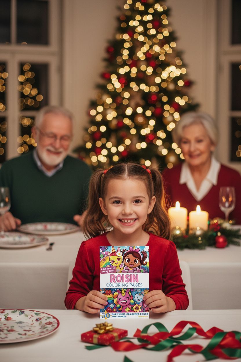 Roisin Christmas coloring pages gift