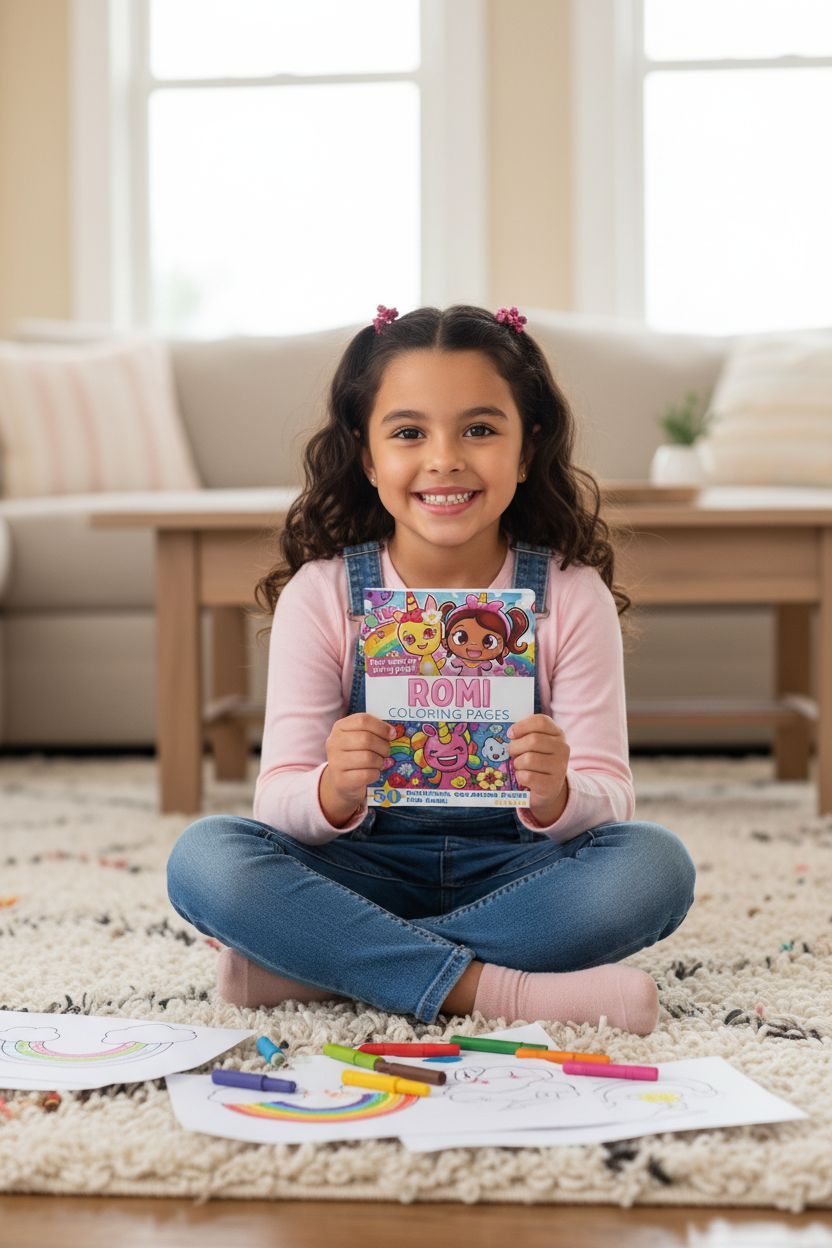 Romi personal coloring pages