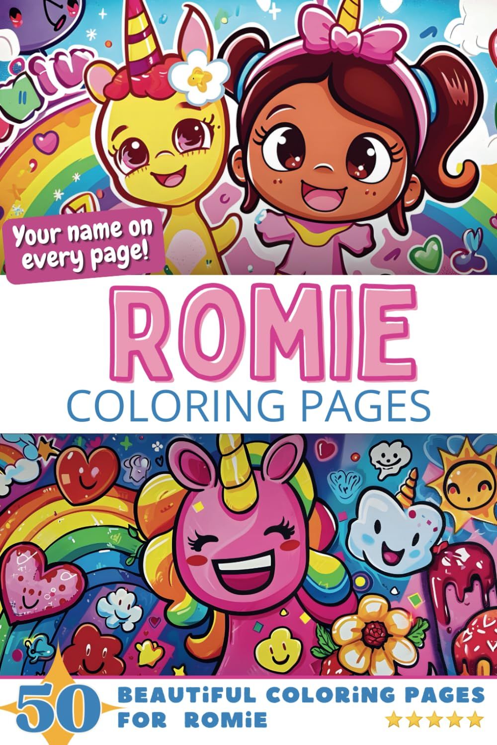 Romie Coloring Book Cover
