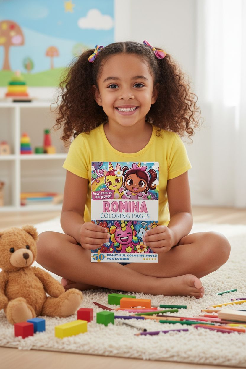Romina personal coloring pages