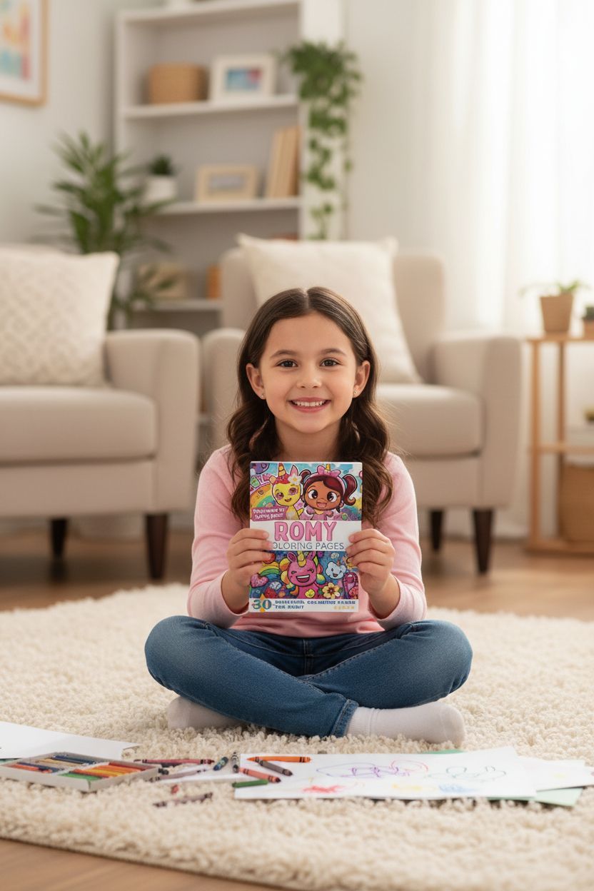 Romy personal coloring pages