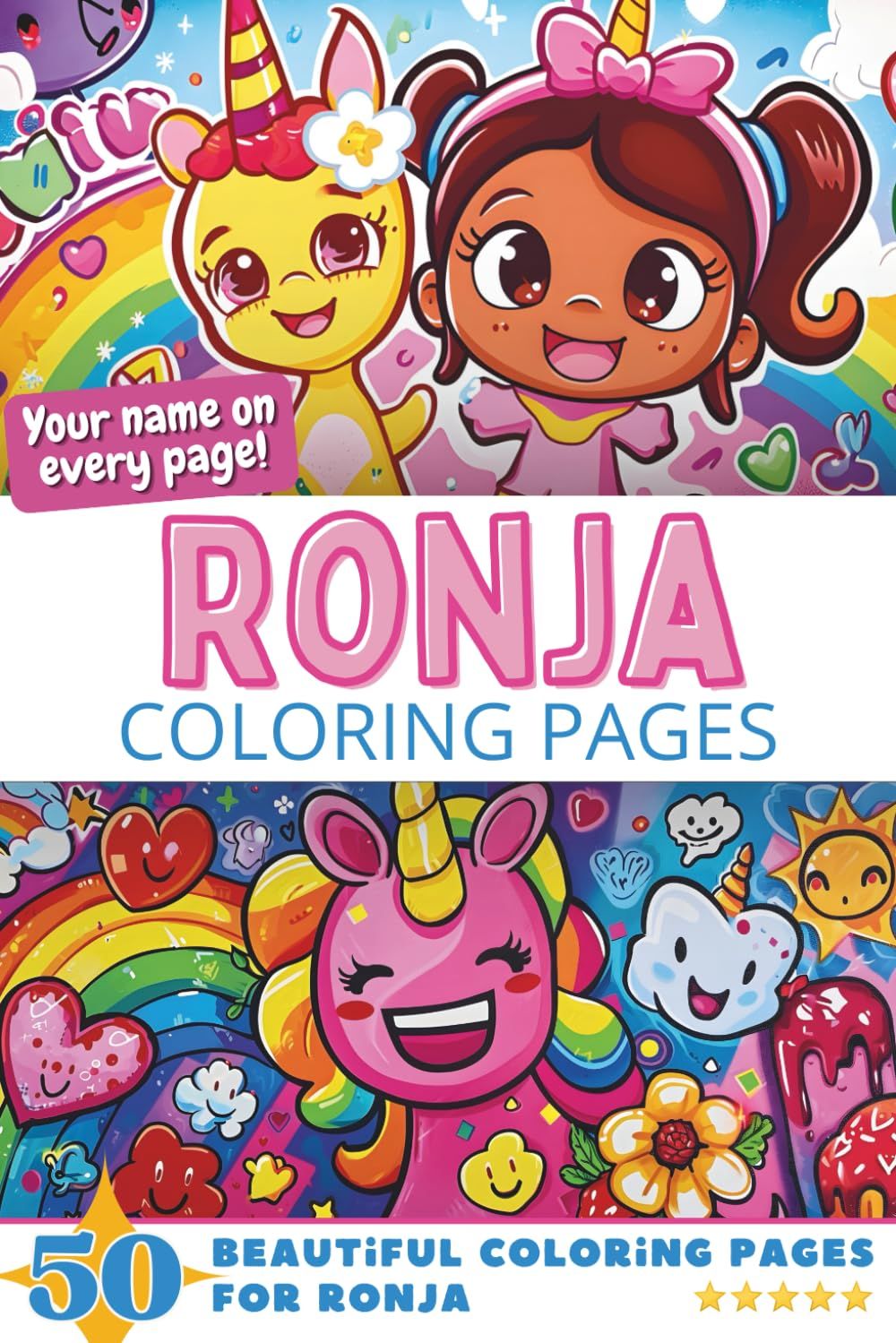 Ronja Coloring Book Cover