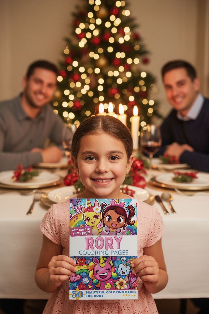 Rory Christmas coloring pages gift
