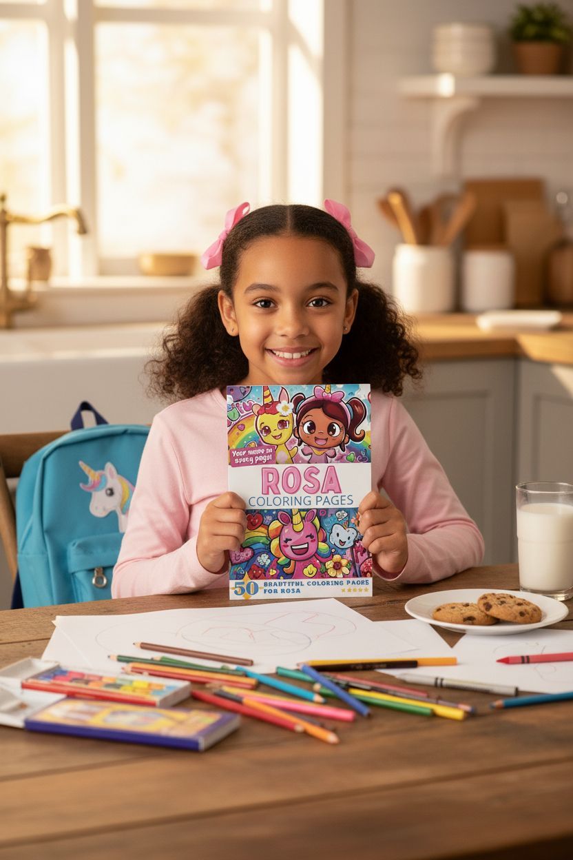 Rosa personal coloring pages