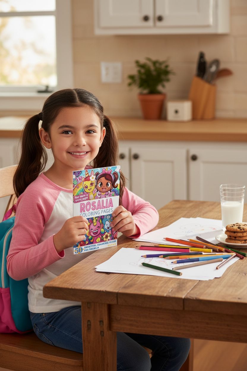 Rosalia personal coloring pages