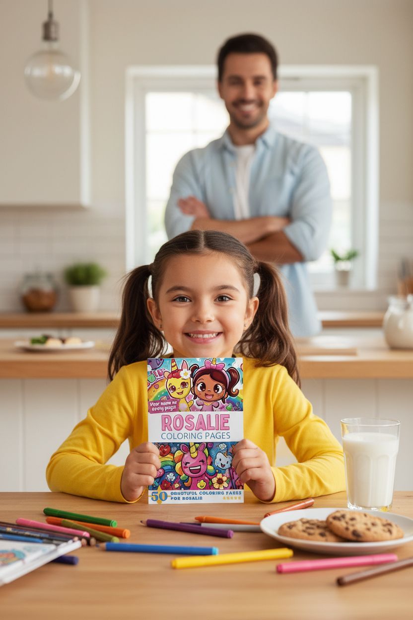 Rosalie personal coloring pages