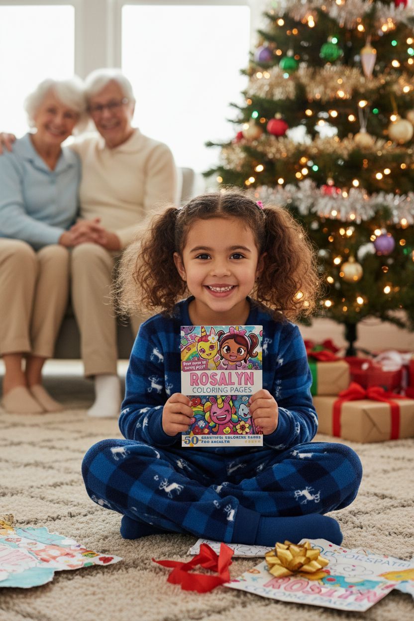 Rosalyn Christmas coloring pages gift