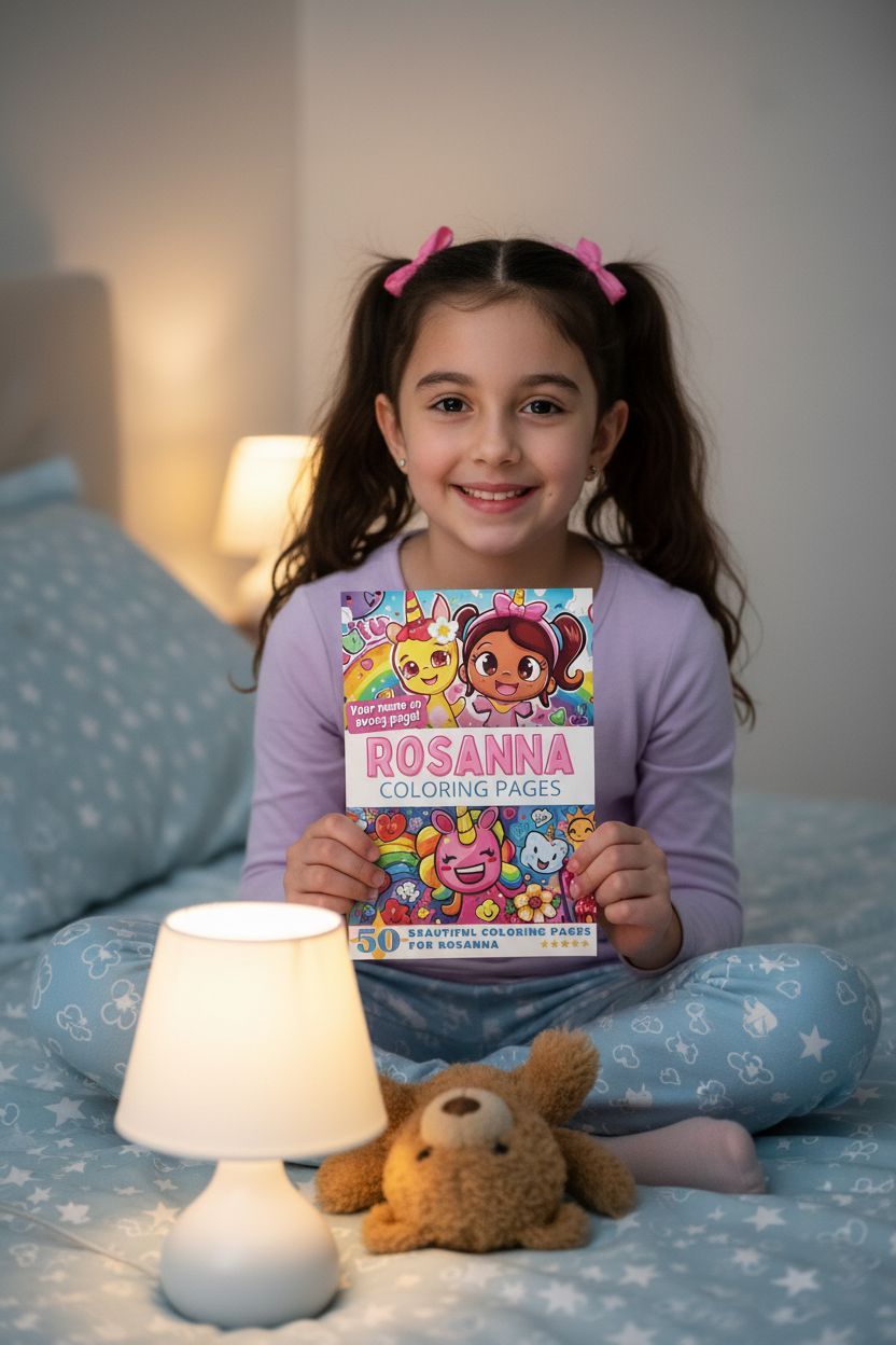 Rosanna personal coloring pages