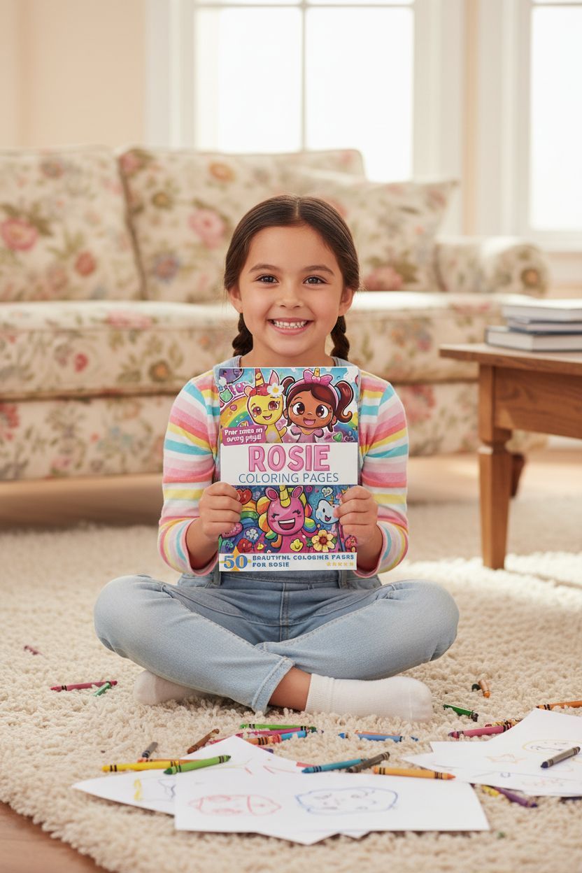 Rosie personal coloring pages