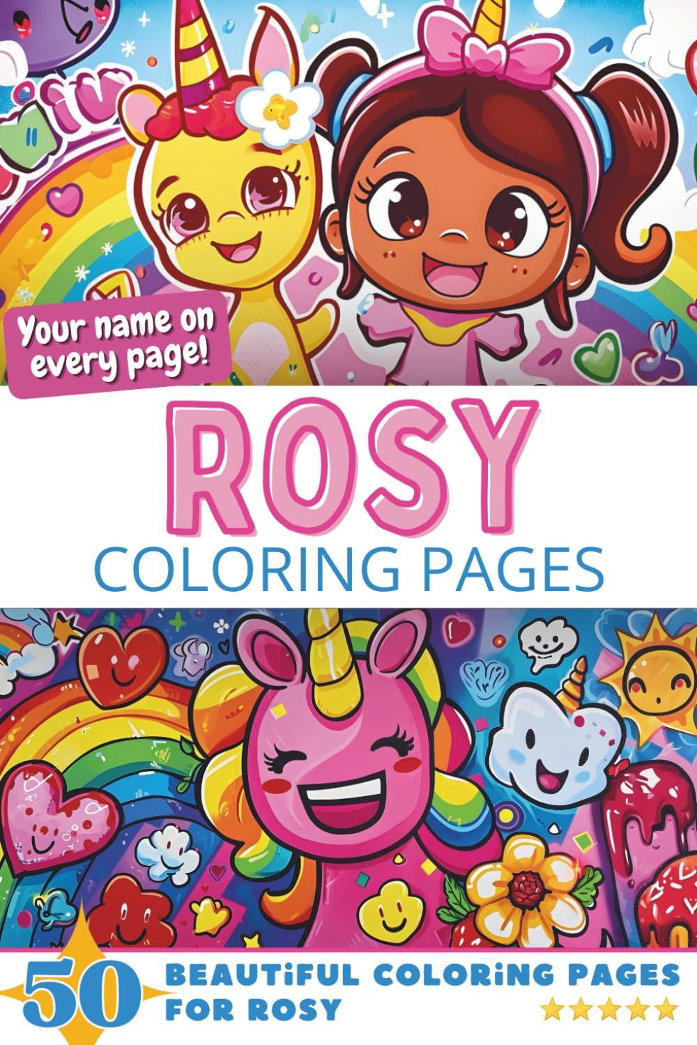 Rosy Coloring Book Cover
